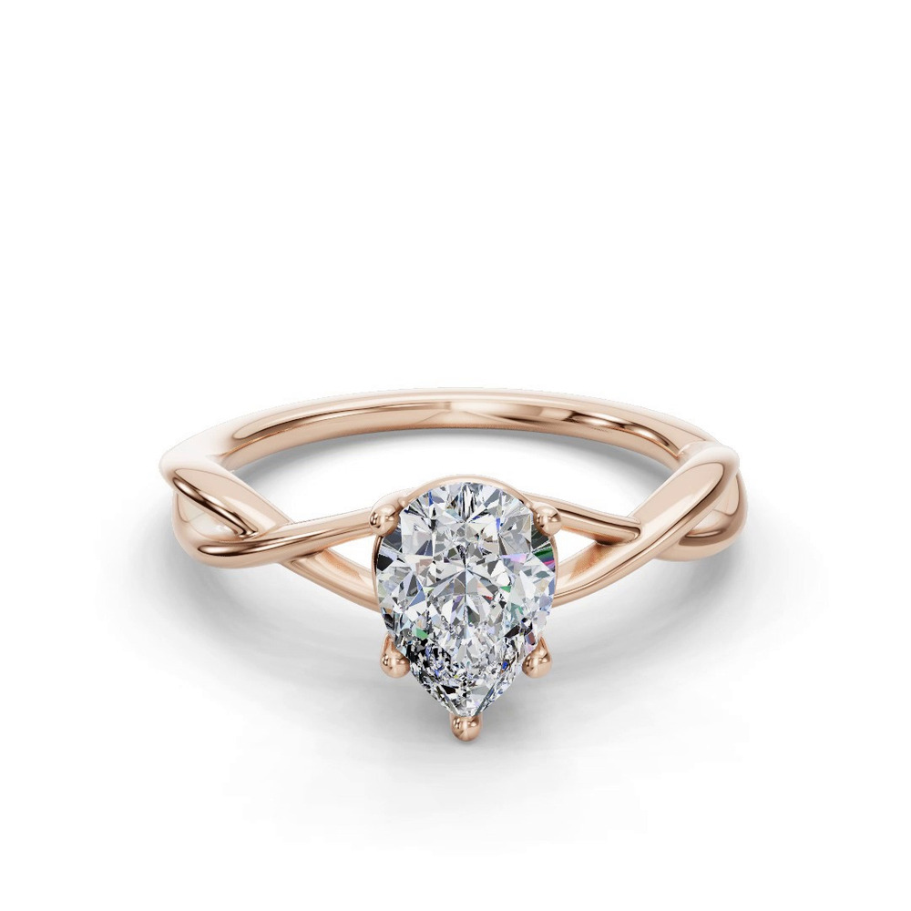 360 degree view of Bianca Twist Engagement Ring
