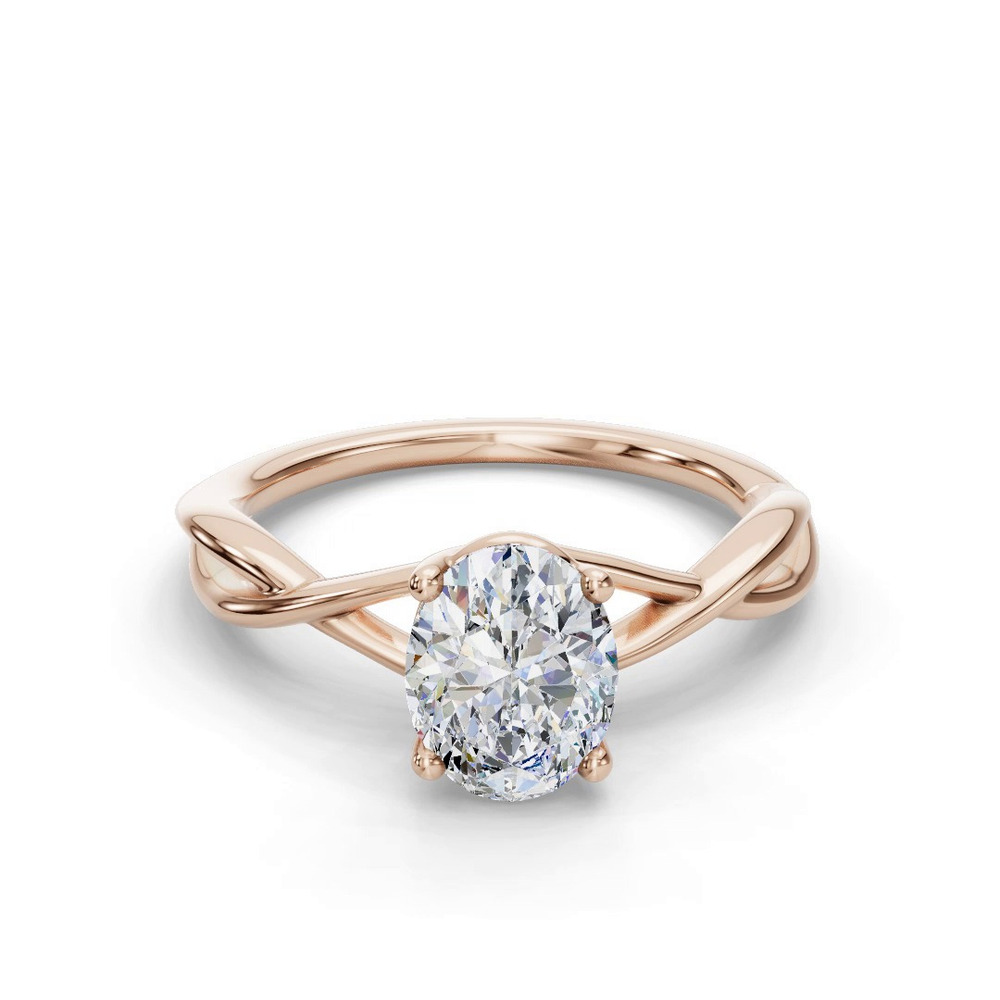 360 degree view of Bianca Twist Engagement Ring