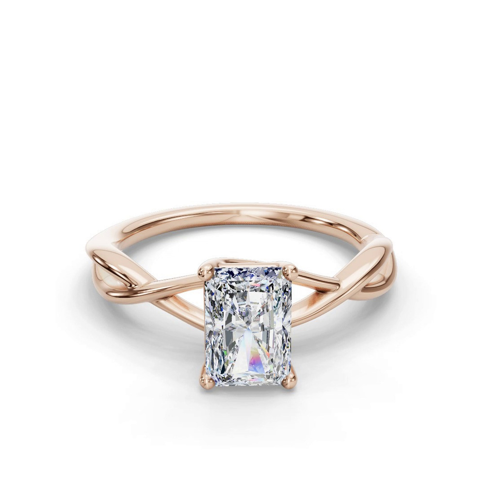 360 degree view of Bianca Twist Engagement Ring