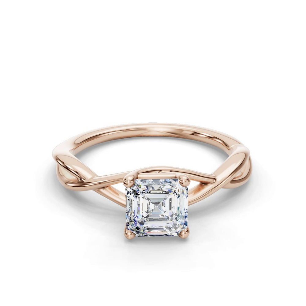 360 degree view of Bianca Twist Engagement Ring
