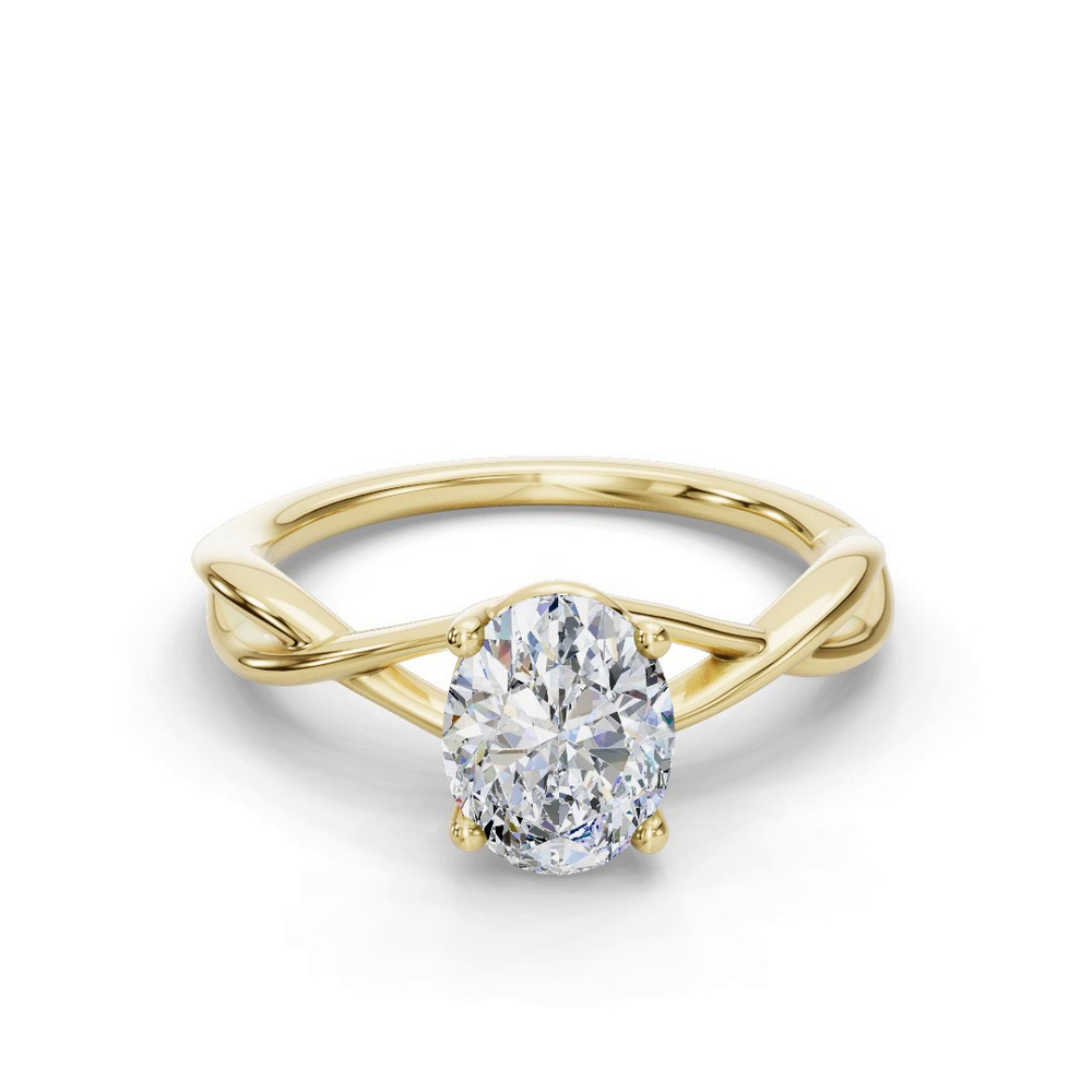 360 degree view of Bianca Twist Engagement Ring