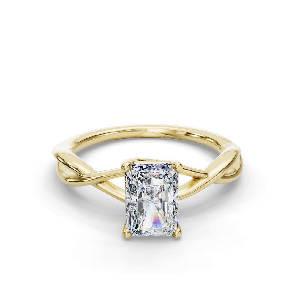 360 degree view of Bianca Twist Engagement Ring