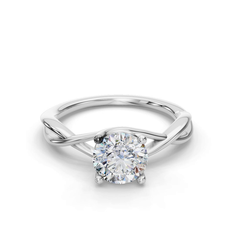 360 degree view of Bianca Twist Engagement Ring