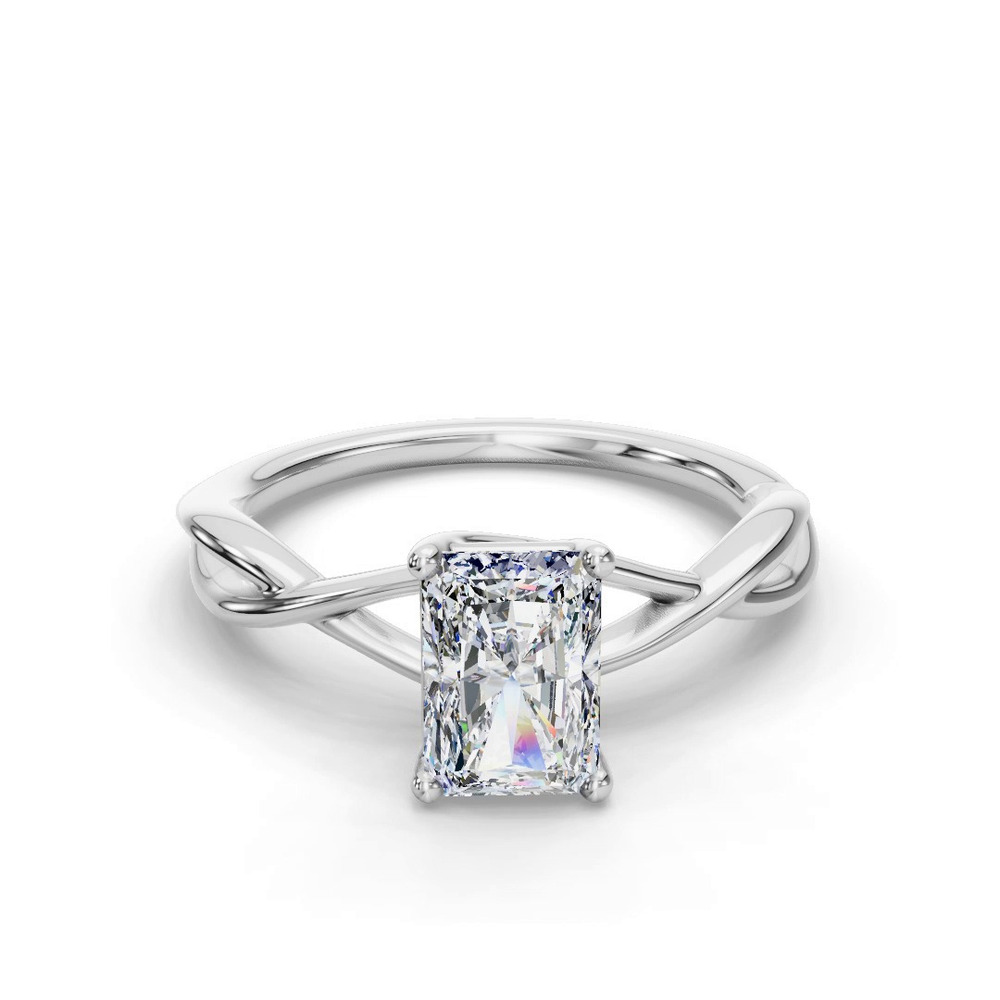 360 degree view of Bianca Twist Engagement Ring