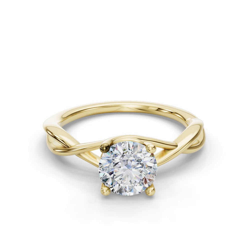 360 degree view of Bianca Twist Engagement Ring