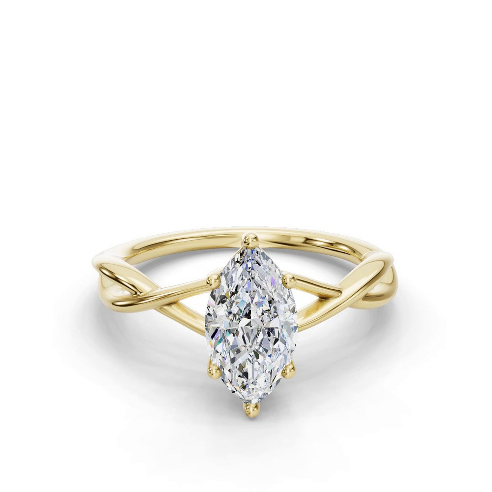 360 degree view of Bianca Twist Engagement Ring