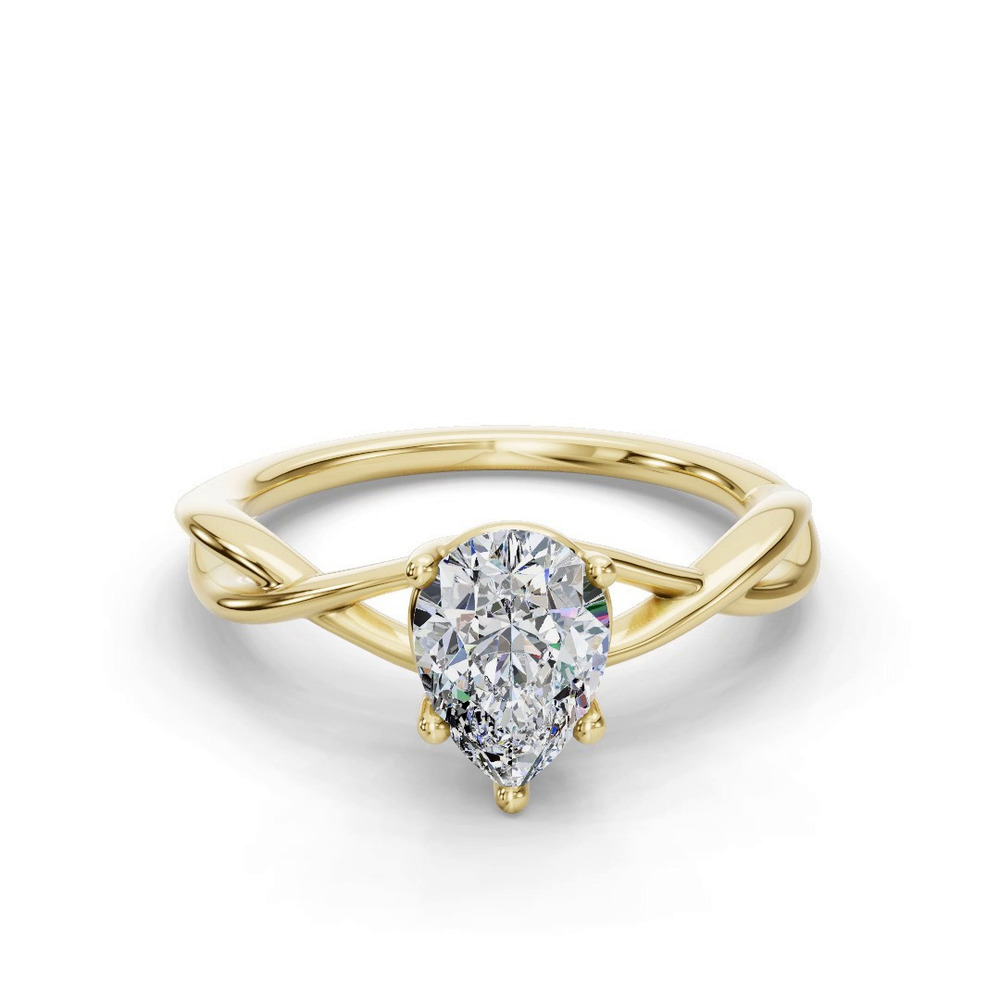 360 degree view of Bianca Twist Engagement Ring