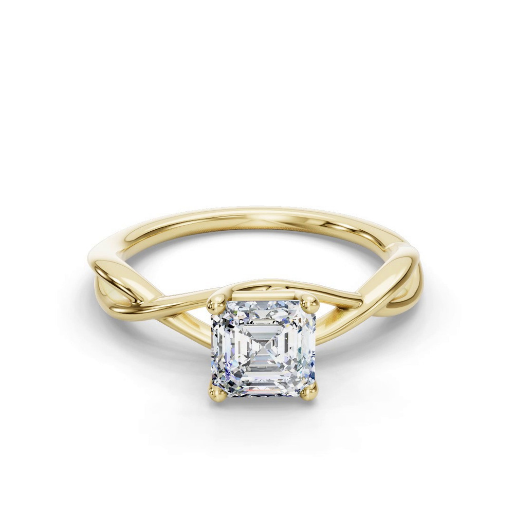 360 degree view of Bianca Twist Engagement Ring