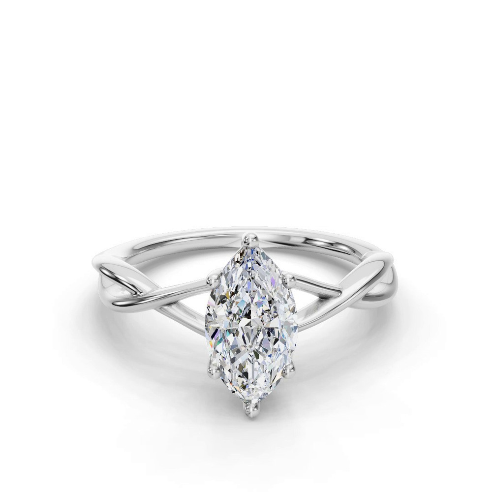 360 degree view of Bianca Twist Engagement Ring