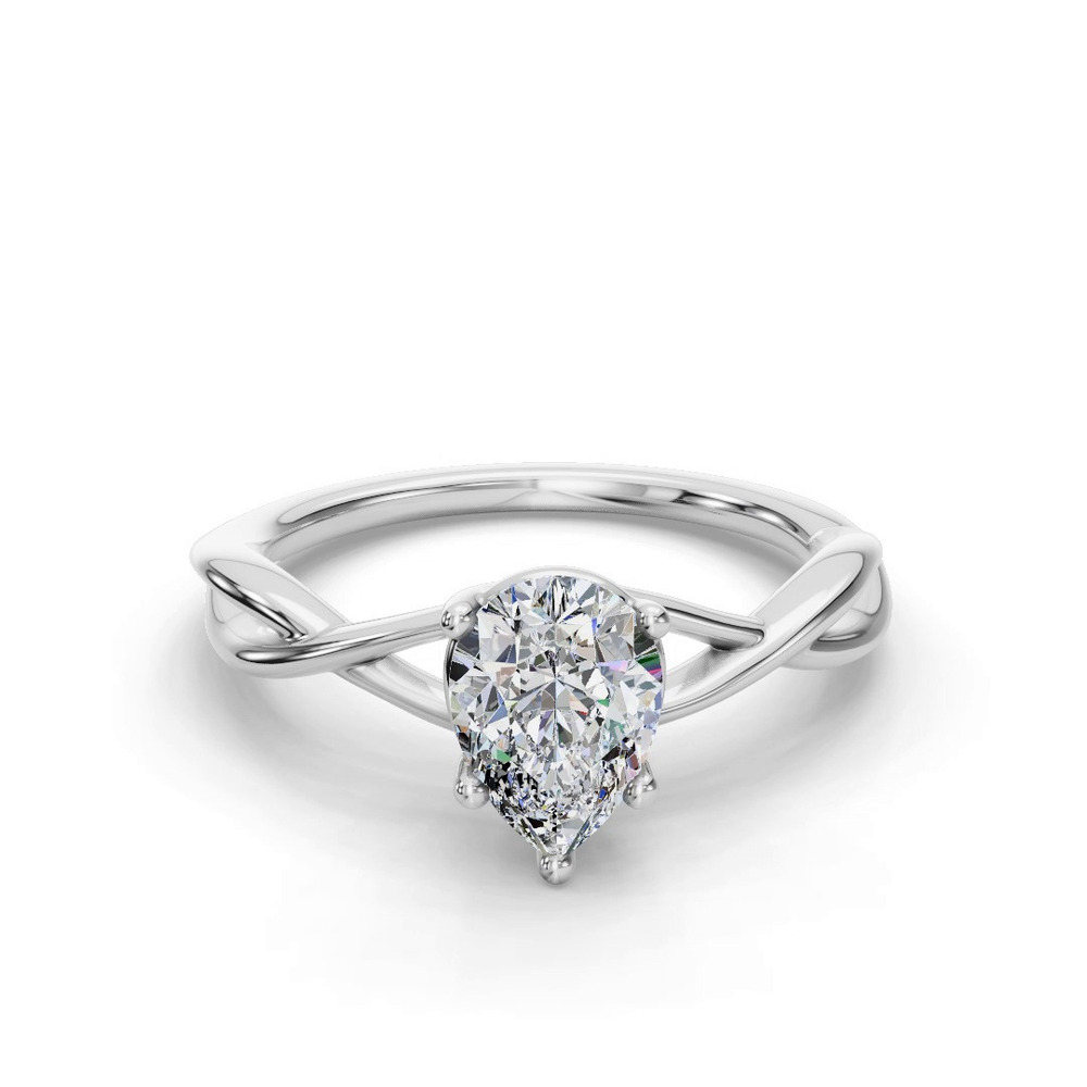 360 degree view of Bianca Twist Engagement Ring
