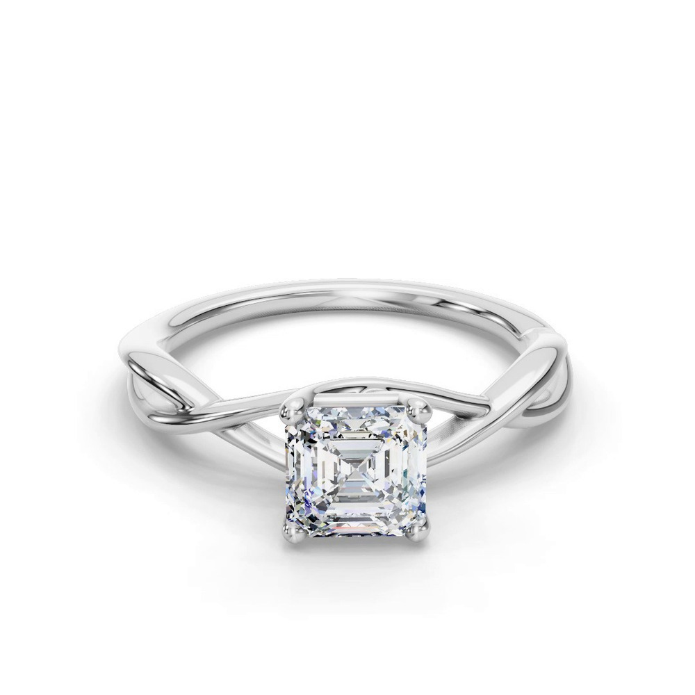 360 degree view of Bianca Twist Engagement Ring