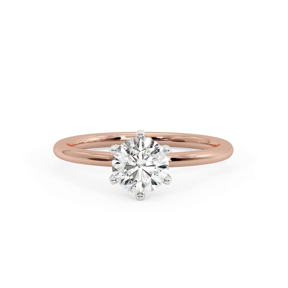 360 degree view of Presentation 6 Prong Solitaire Engagement Ring