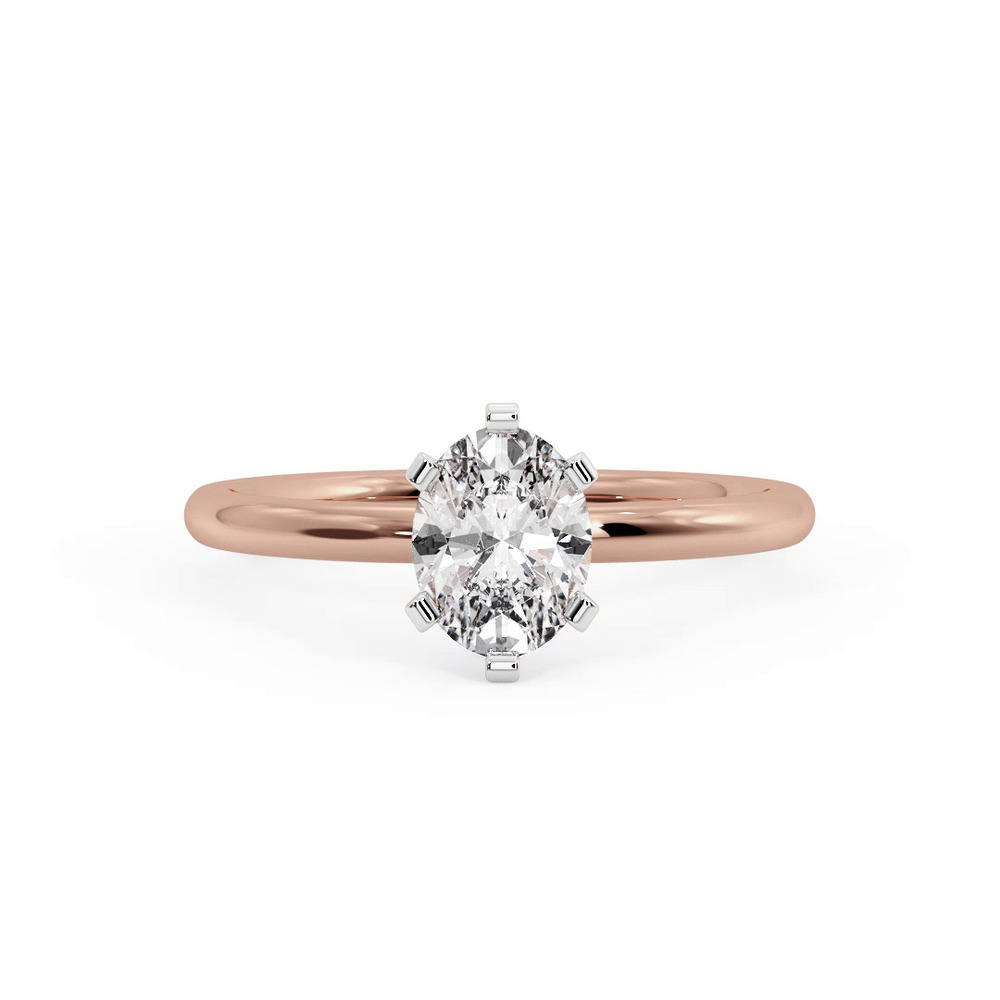 360 degree view of Presentation 6 Prong Solitaire Engagement Ring
