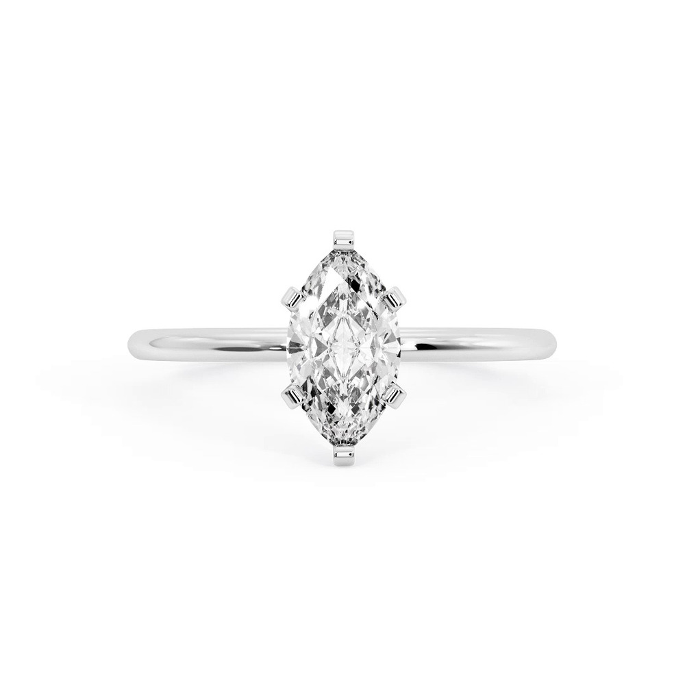 360 degree view of Presentation 6 Prong Solitaire Engagement Ring
