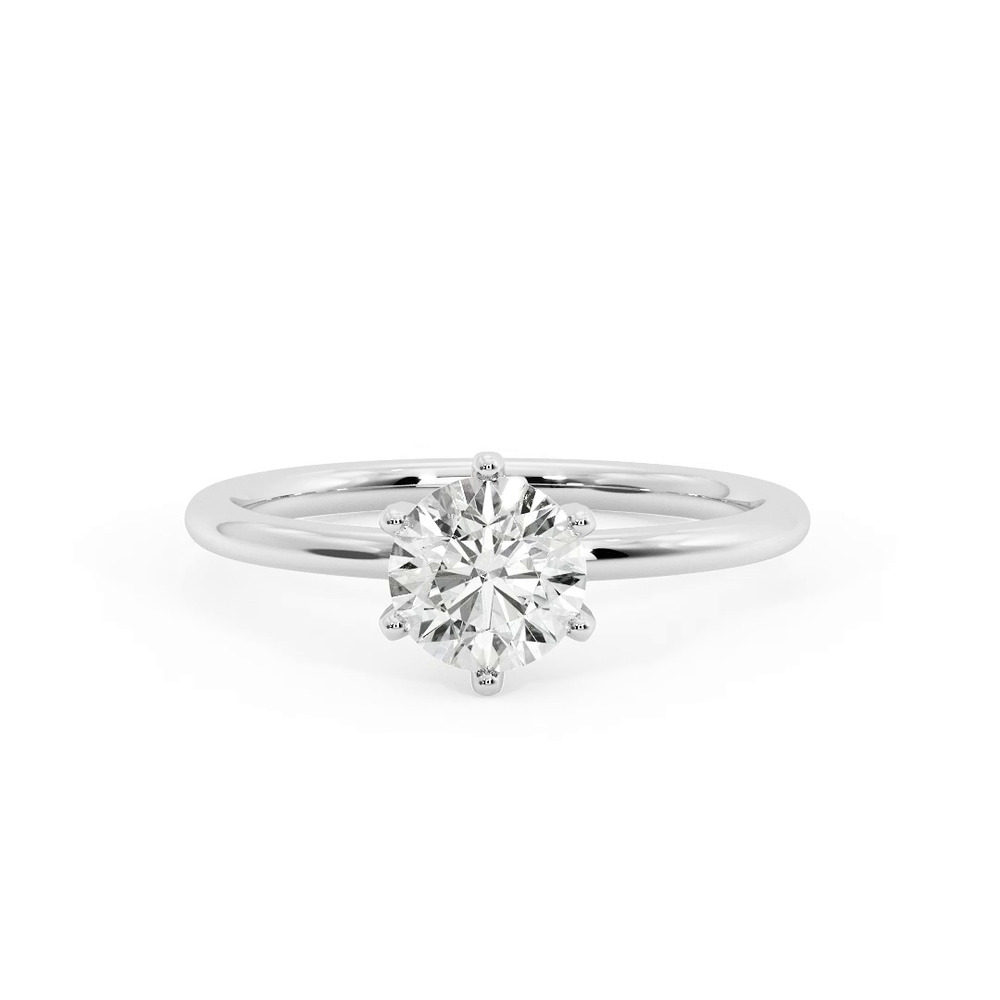 360 degree view of Presentation 6 Prong Solitaire Engagement Ring