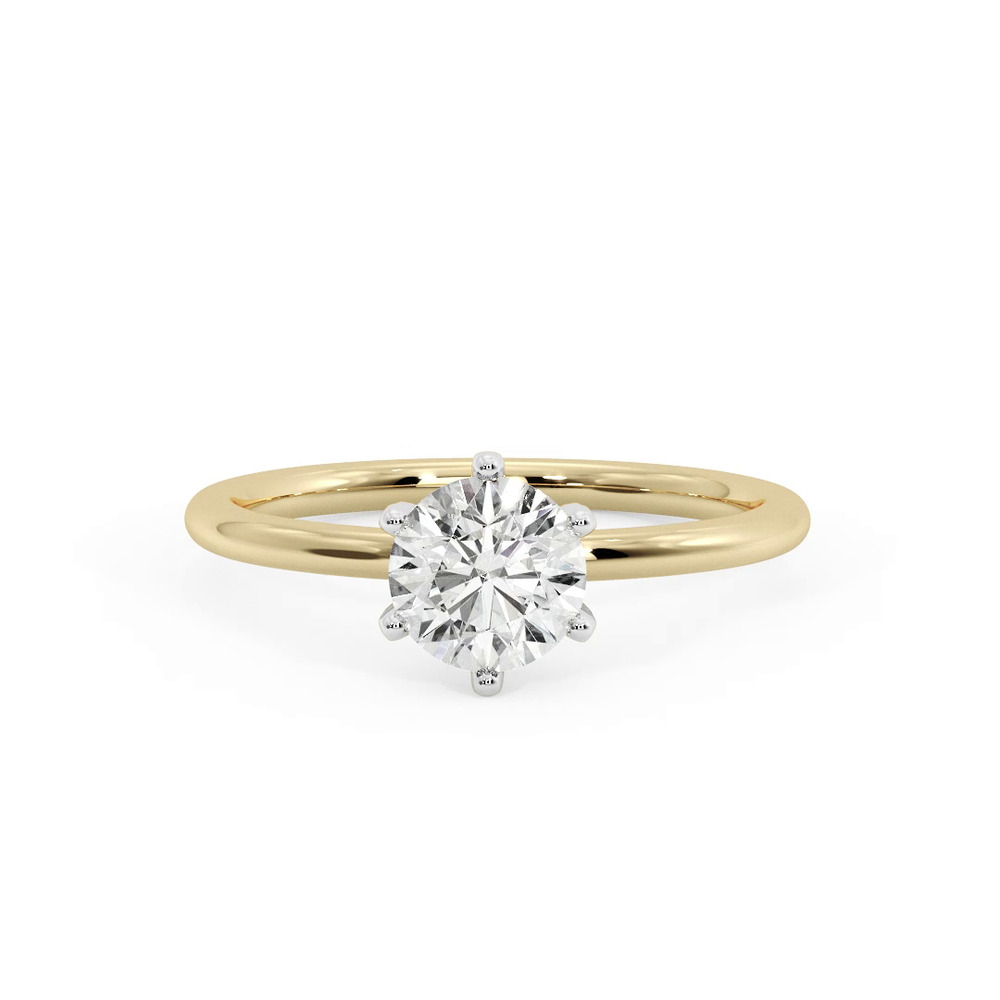 360 degree view of Presentation 6 Prong Solitaire Engagement Ring