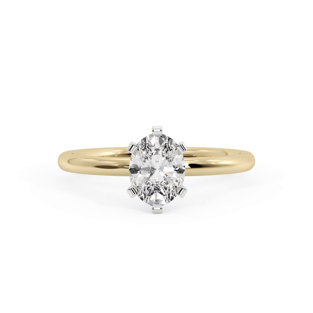 360 degree view of Presentation 6 Prong Solitaire Engagement Ring