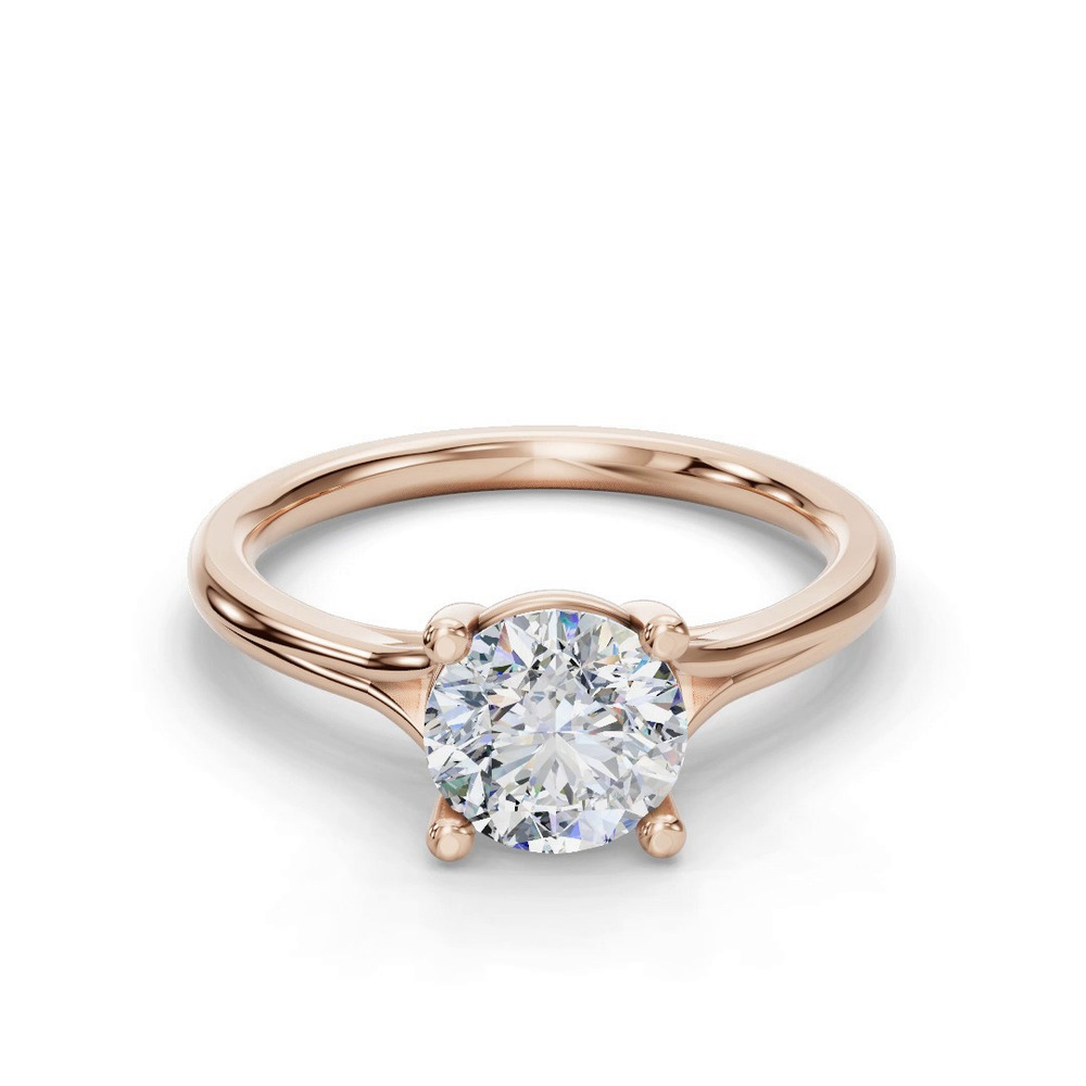 360 degree view of Isabella Split Shank Solitaire Engagement Ring