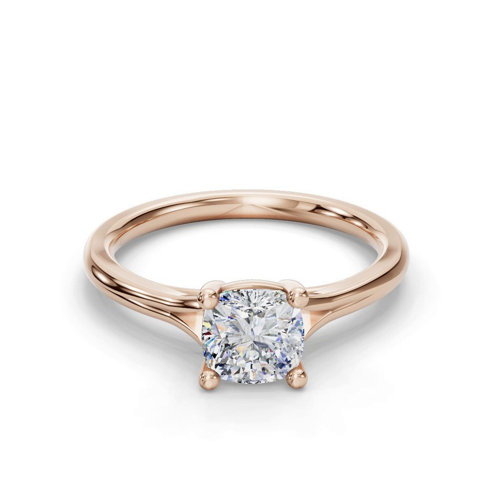 360 degree view of Isabella Split Shank Solitaire Engagement Ring