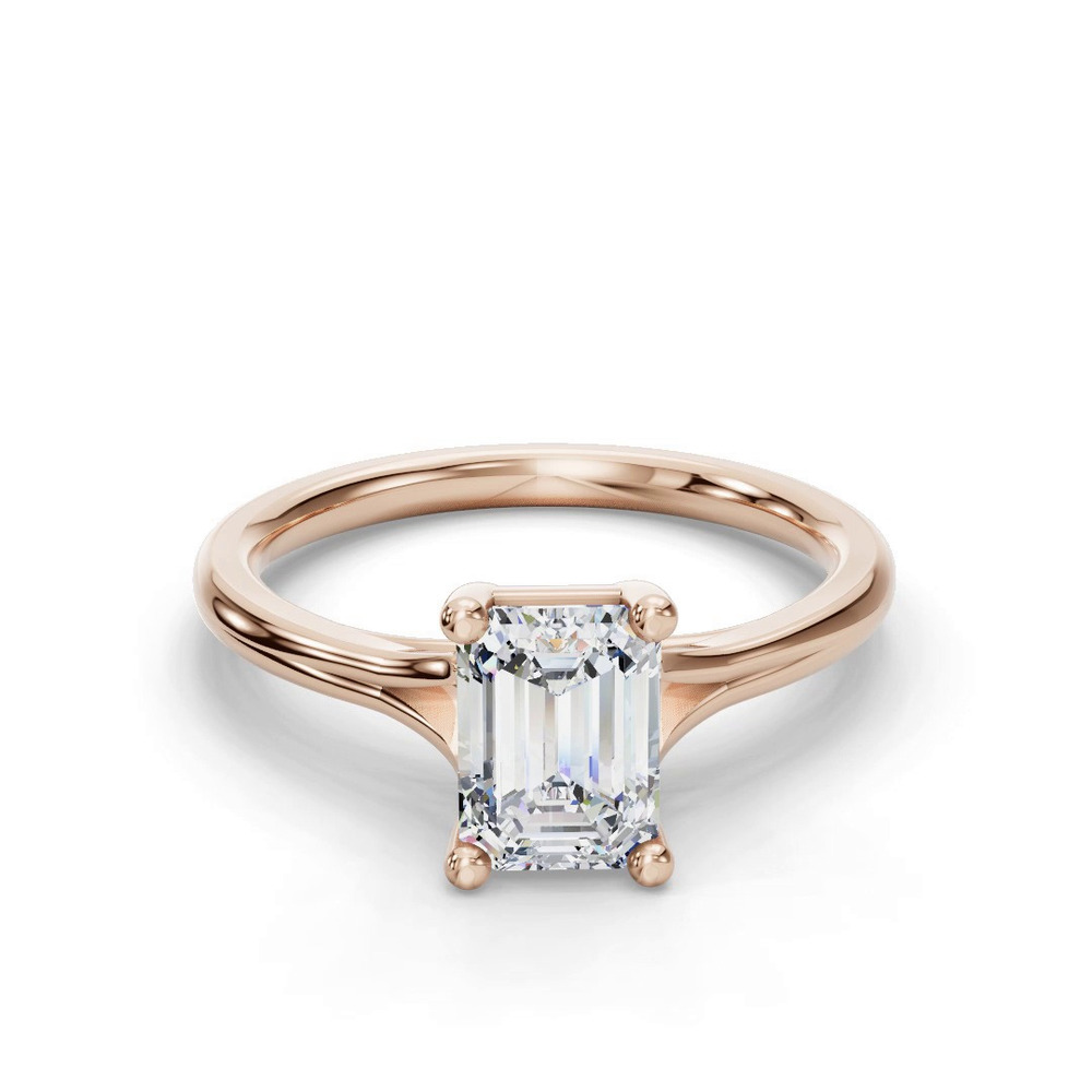 360 degree view of Isabella Split Shank Solitaire Engagement Ring