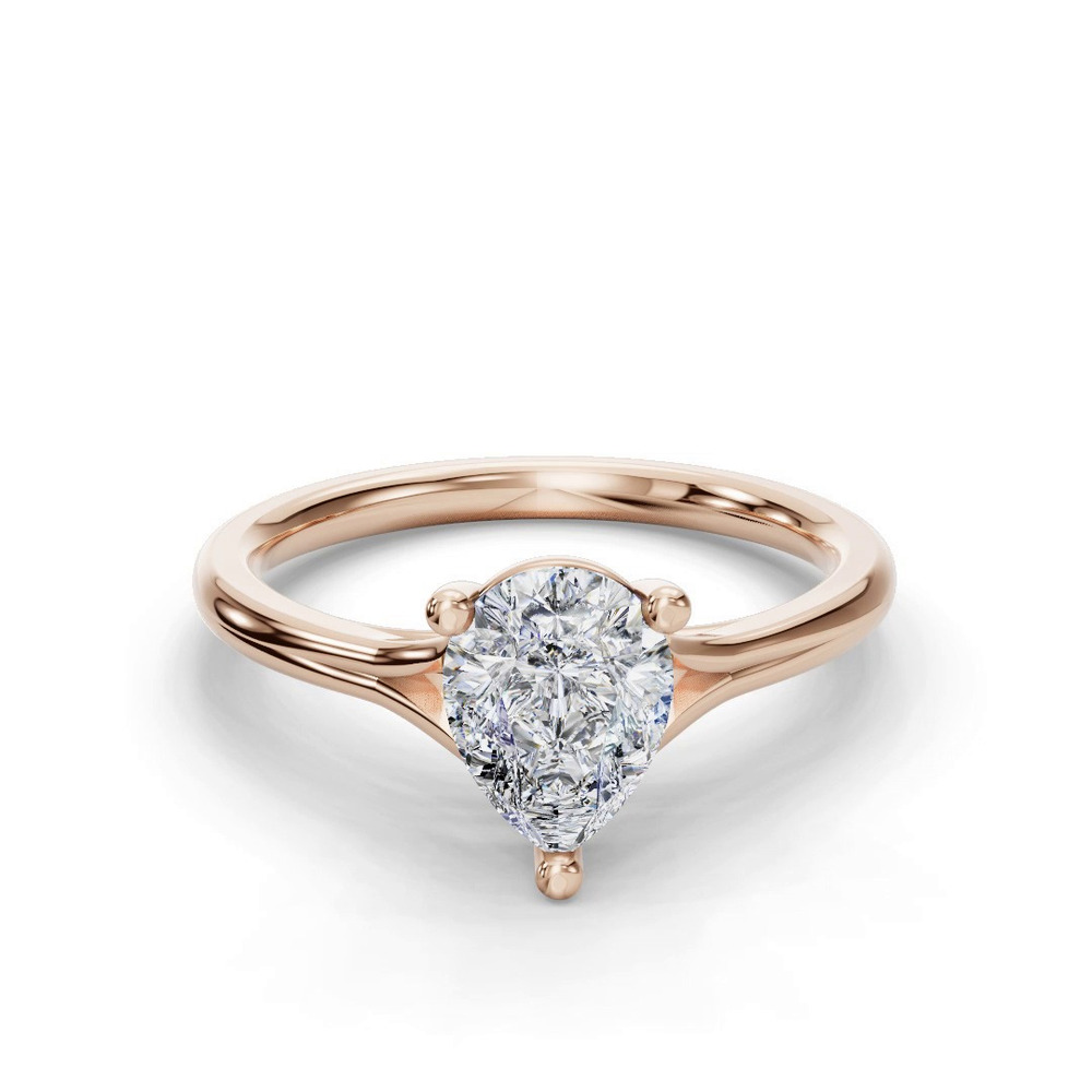 360 degree view of Isabella Split Shank Solitaire Engagement Ring