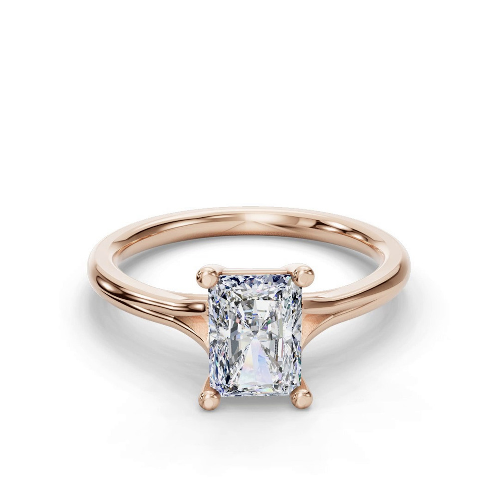 360 degree view of Isabella Split Shank Solitaire Engagement Ring