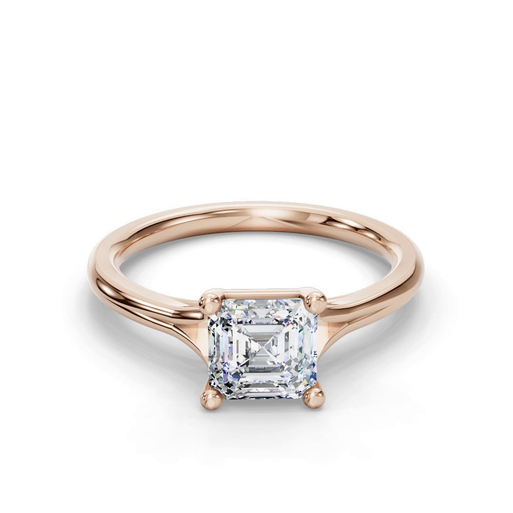 360 degree view of Isabella Split Shank Solitaire Engagement Ring