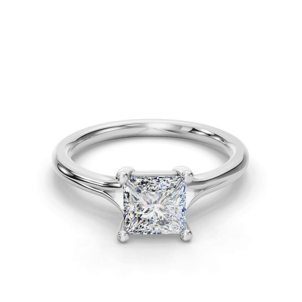 360 degree view of Isabella Split Shank Solitaire Engagement Ring