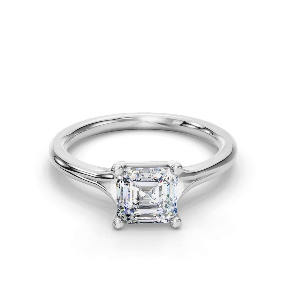 360 degree view of Isabella Split Shank Solitaire Engagement Ring
