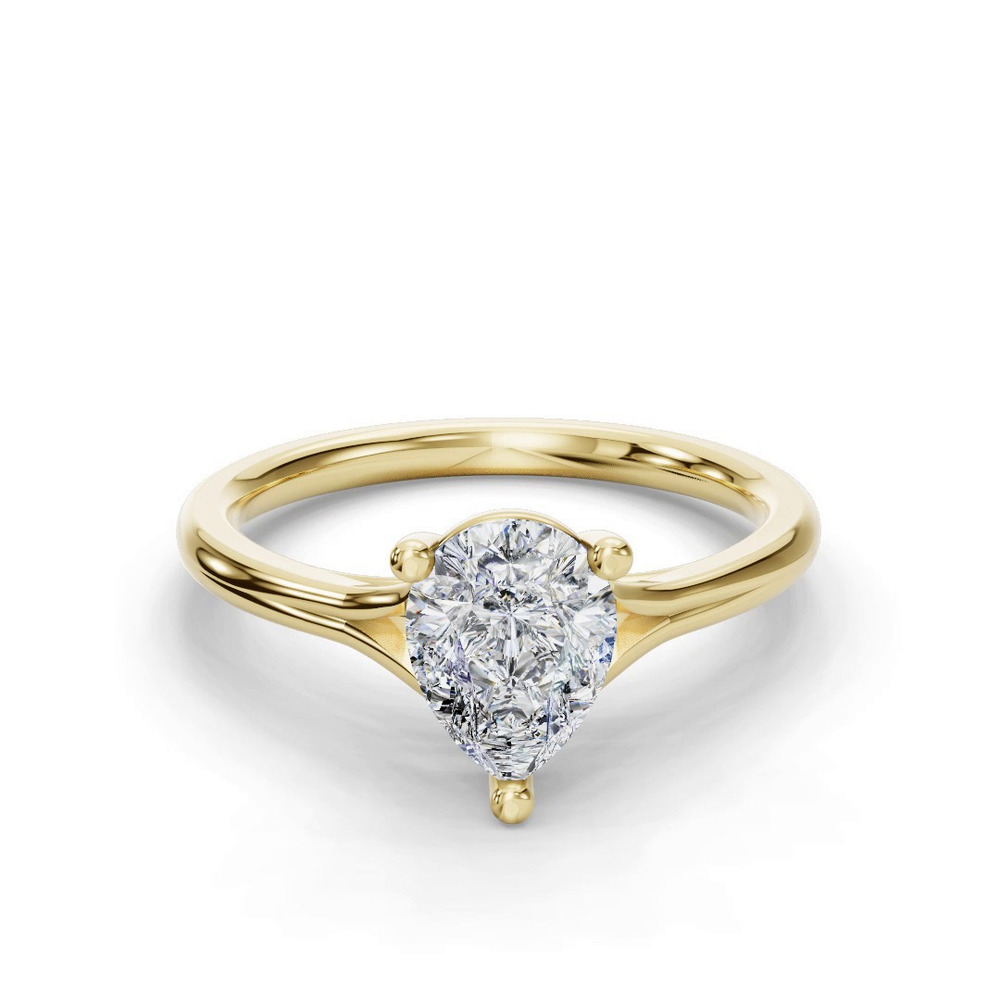 360 degree view of Isabella Split Shank Solitaire Engagement Ring