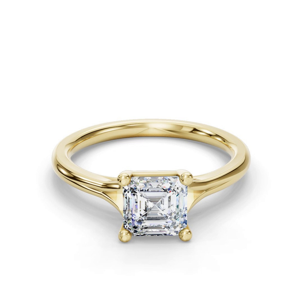 360 degree view of Isabella Split Shank Solitaire Engagement Ring