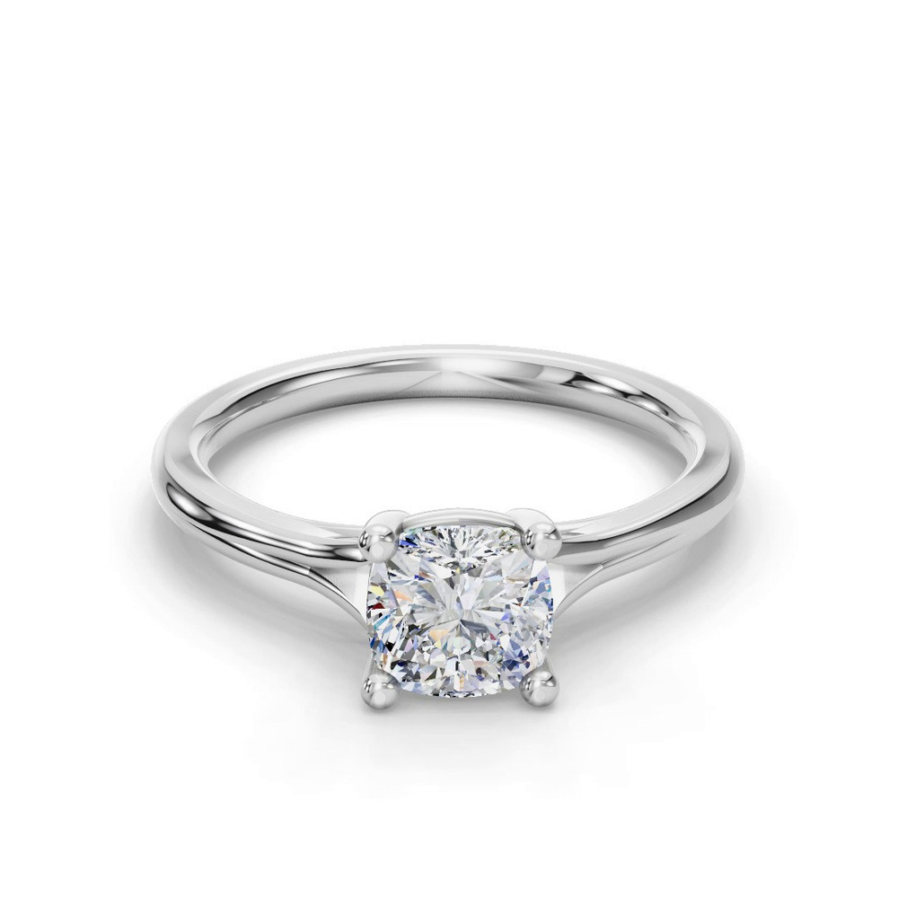 360 degree view of Isabella Split Shank Solitaire Engagement Ring