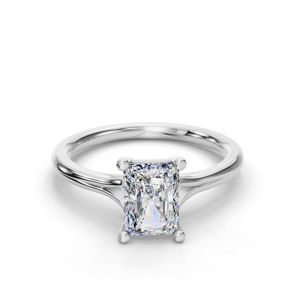 360 degree view of Isabella Split Shank Solitaire Engagement Ring