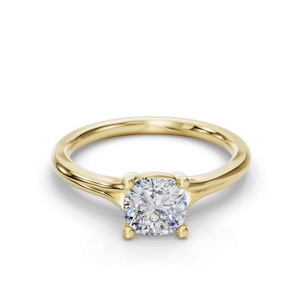 360 degree view of Isabella Split Shank Solitaire Engagement Ring