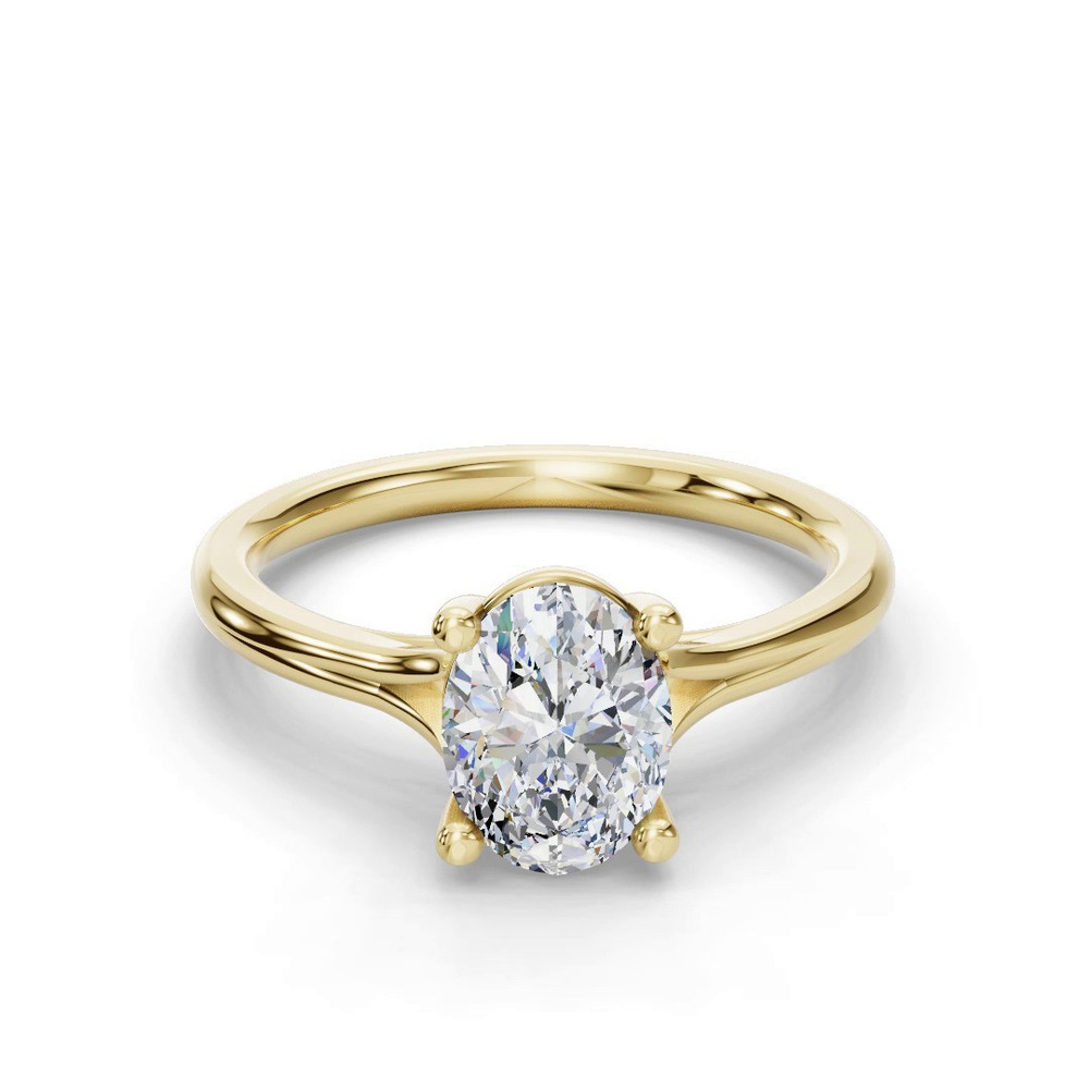 360 degree view of Isabella Split Shank Solitaire Engagement Ring