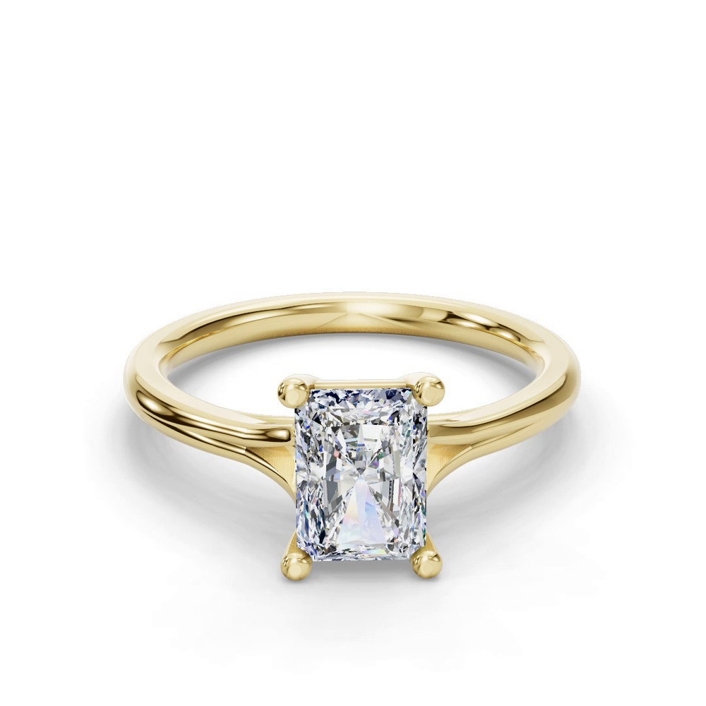 360 degree view of Isabella Split Shank Solitaire Engagement Ring