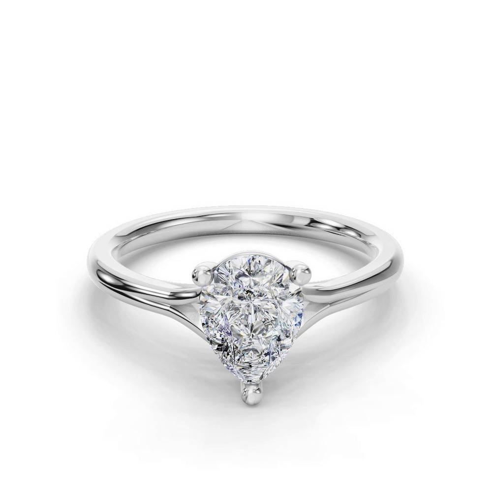 360 degree view of Isabella Split Shank Solitaire Engagement Ring