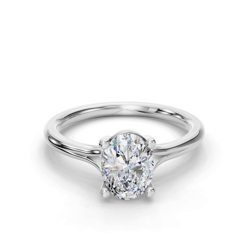 360 degree view of Isabella Split Shank Solitaire Engagement Ring