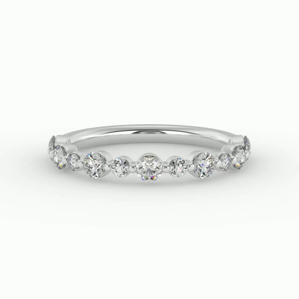 360 degree view of Isabella Pave Band