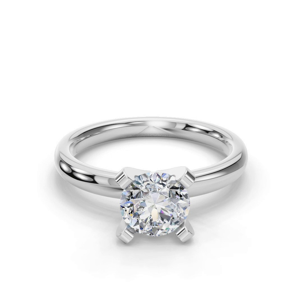 360 degree view of Leah Four-Prong Solitaire Engagement Ring (2.2mm)