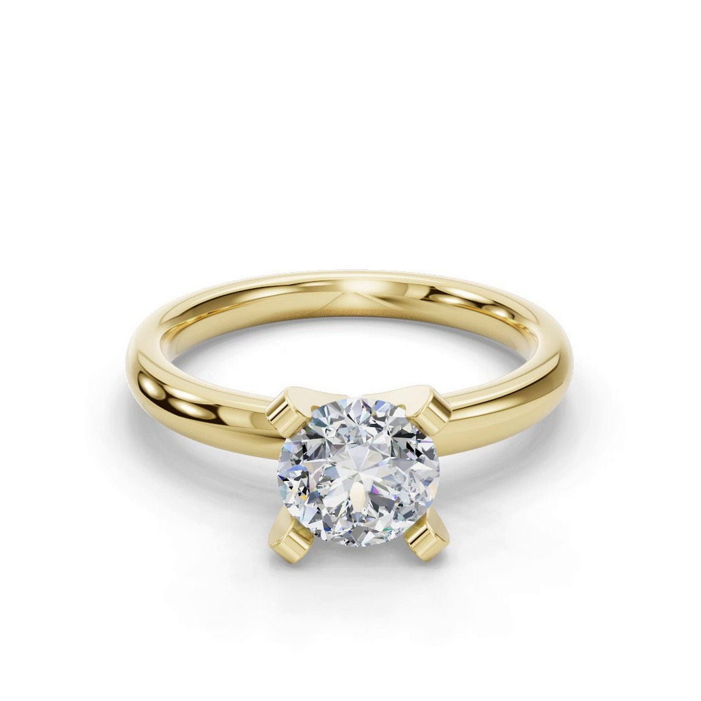 360 degree view of Leah Four-Prong Solitaire Engagement Ring (2.2mm)