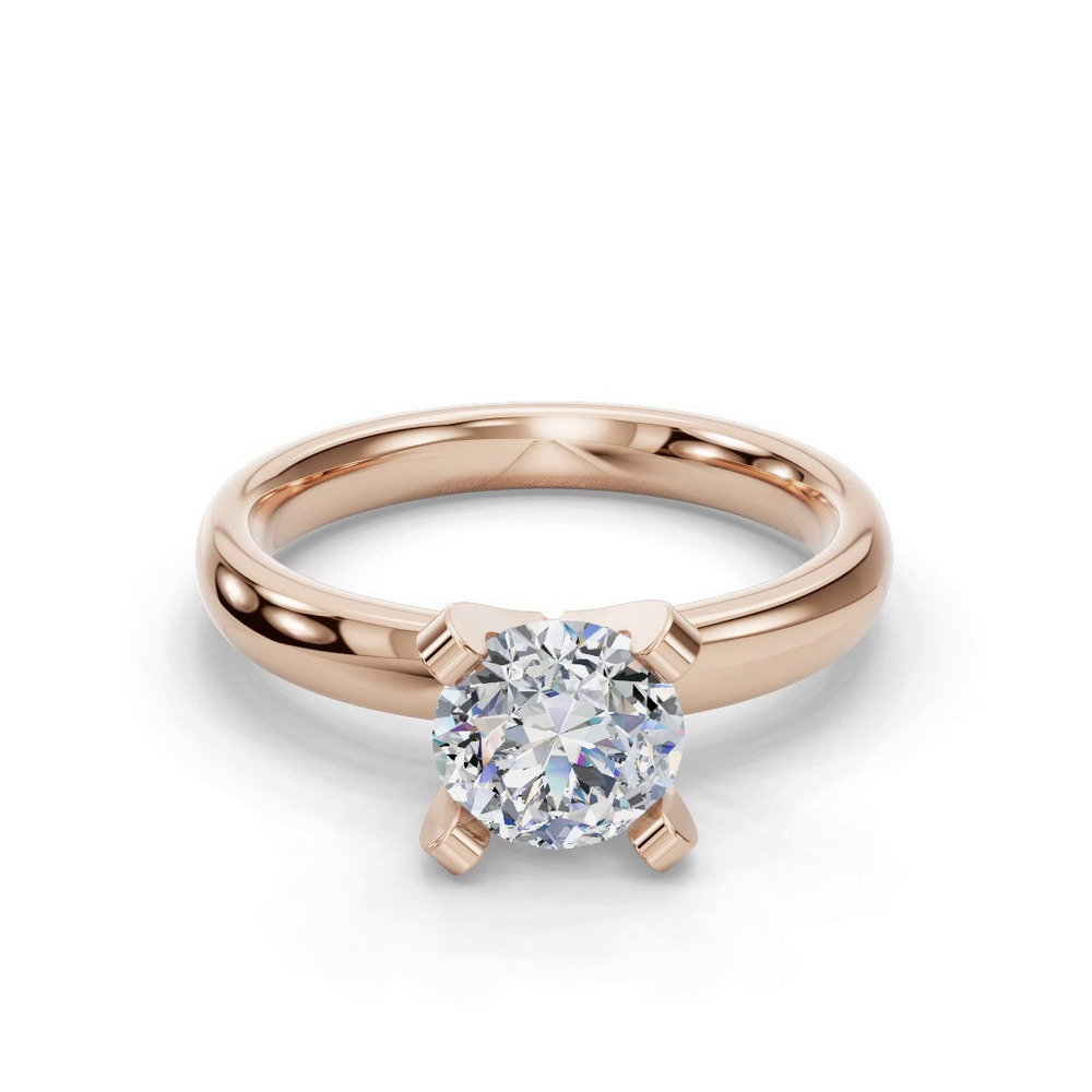 360 degree view of Leah Four-Prong Solitaire Engagement Ring (2.7mm)