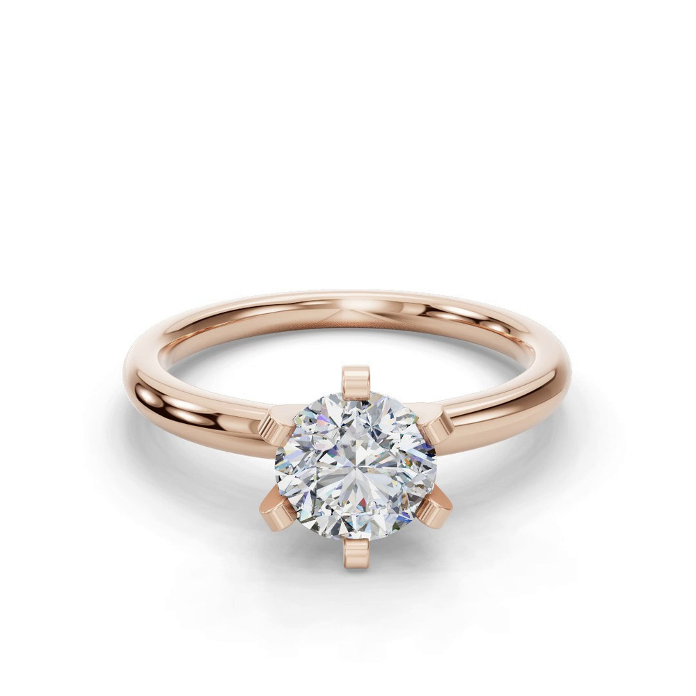 360 degree view of Ilana Six-Prong Solitaire Engagement Ring (2.2 mm)
