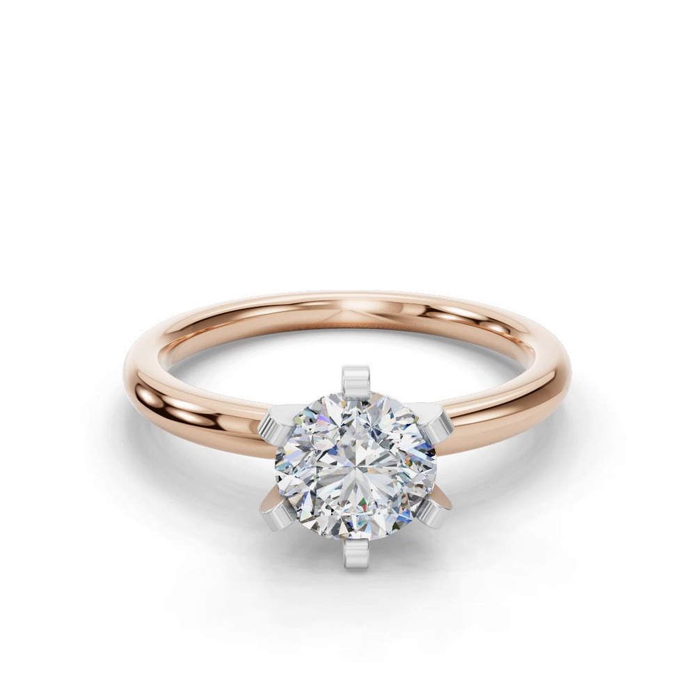 360 degree view of Ilana Six-Prong Solitaire Engagement Ring (2.2 mm)