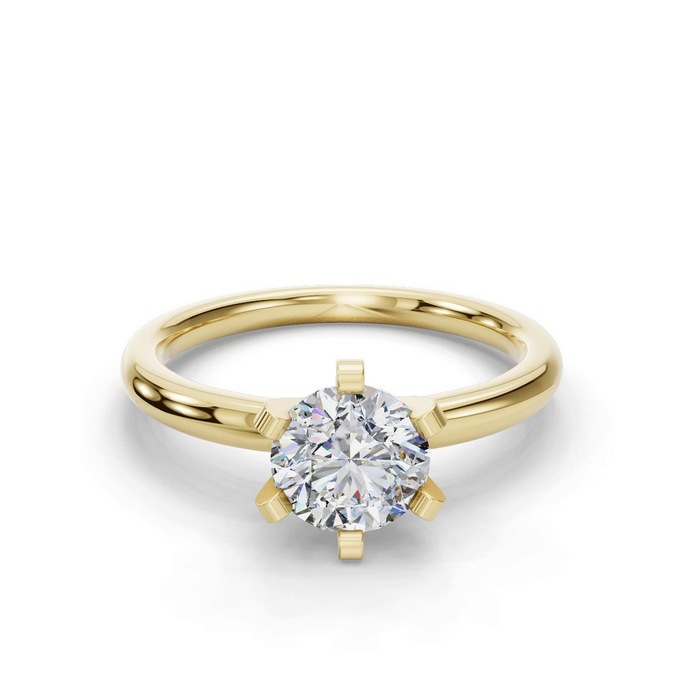360 degree view of Ilana Six-Prong Solitaire Engagement Ring (2.2 mm)