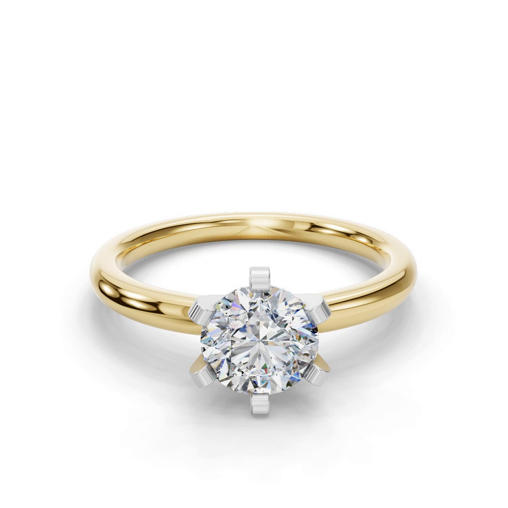 360 degree view of Ilana Six-Prong Solitaire Engagement Ring (2.2 mm)