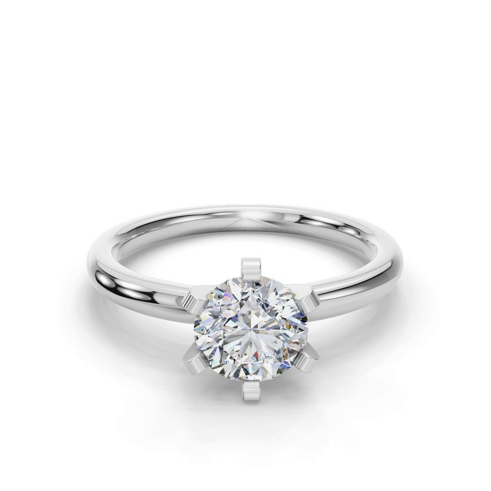 360 degree view of Ilana Six-Prong Solitaire Engagement Ring (2.2 mm)