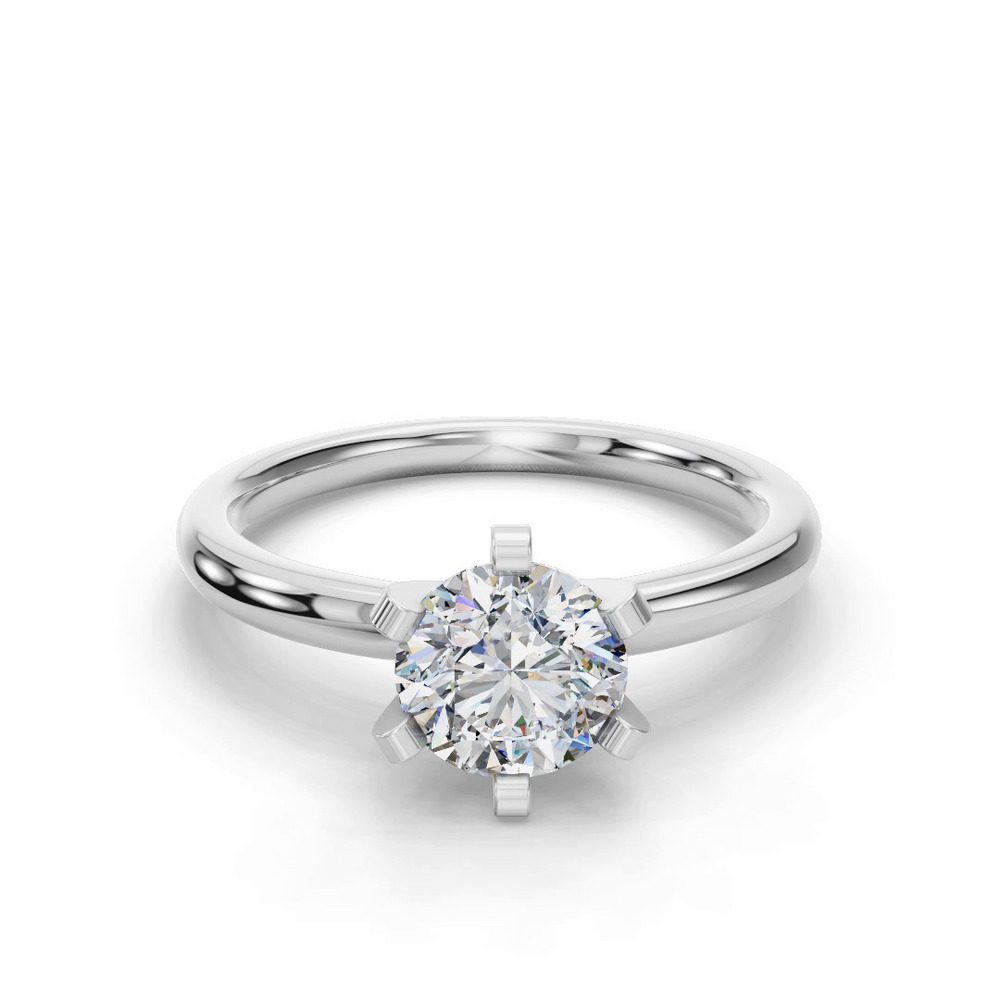 360 degree view of Ilana Six-Prong Solitaire Engagement Ring (2.2 mm)