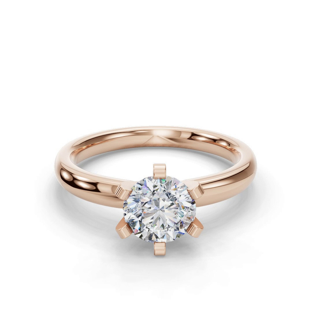 360 degree view of Ilana Six-Prong Solitaire Engagement Ring (2.7 mm)
