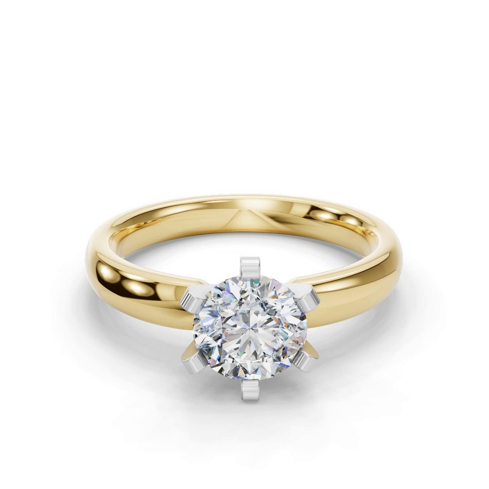 360 degree view of Ilana Six-Prong Solitaire Engagement Ring (2.7 mm)